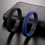 men-leather-bracelet-black